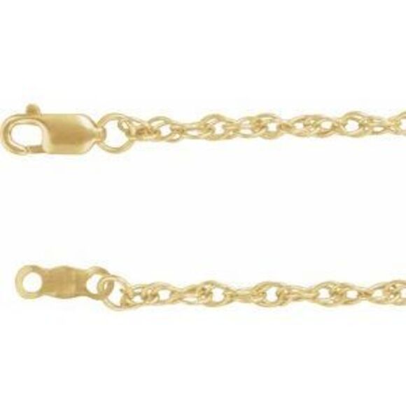 18K Yellow 2 mm Rope 16